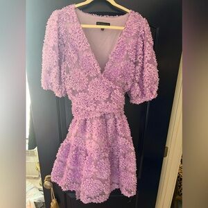 Eloquii size 16 lilac floral dress